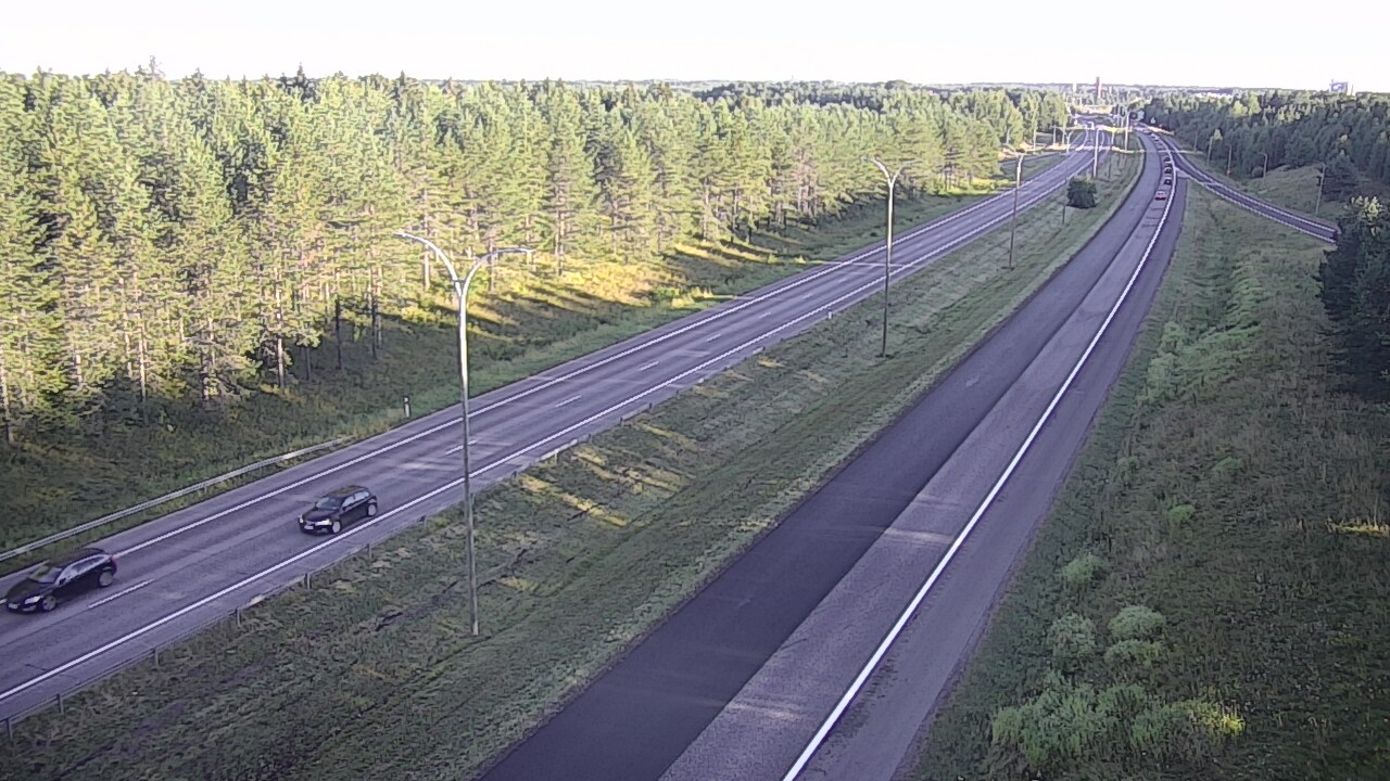Weather Camera Image Väg 4 Uleåborg, Ouluntulli, Oulu, Pohjois-Pohjanmaa