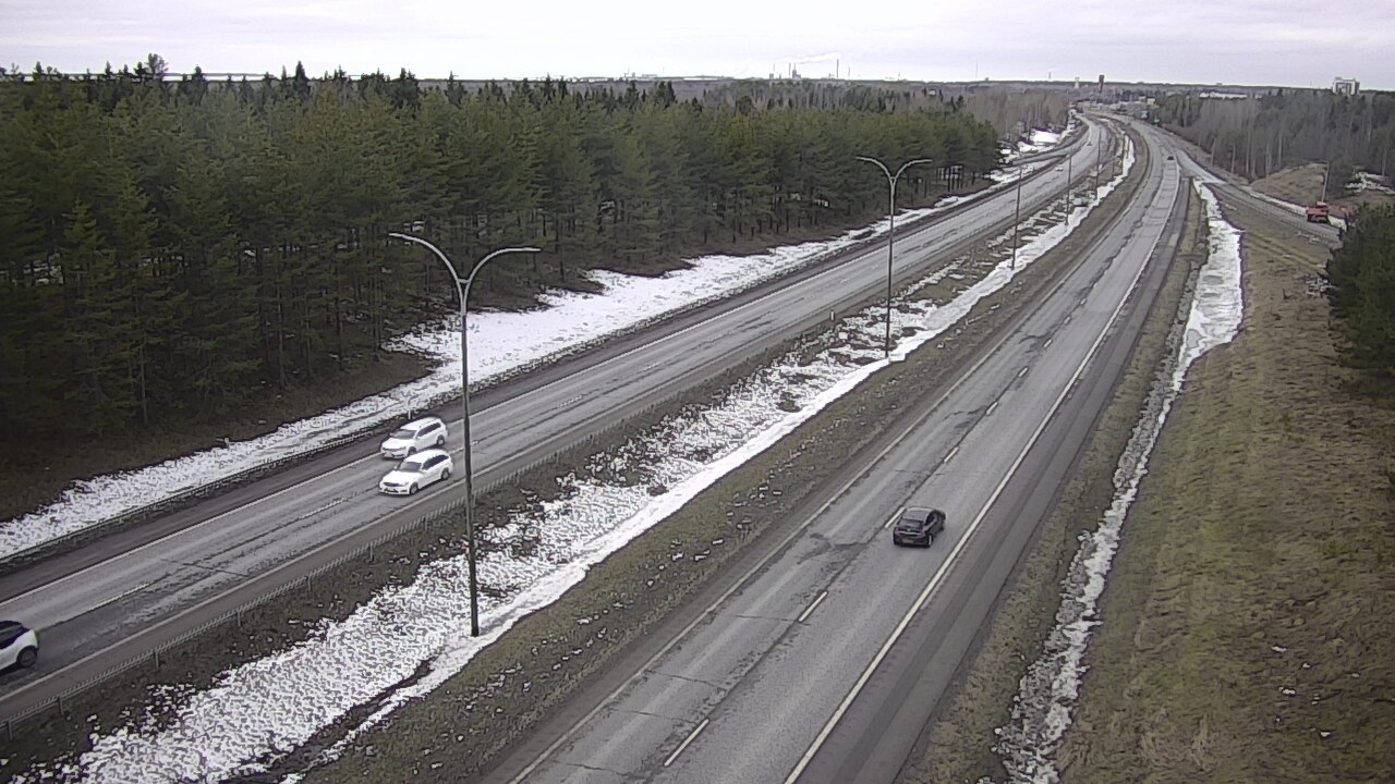 Weather Camera Image Road 4 Oulu, Ouluntulli, Oulu, Pohjois-Pohjanmaa