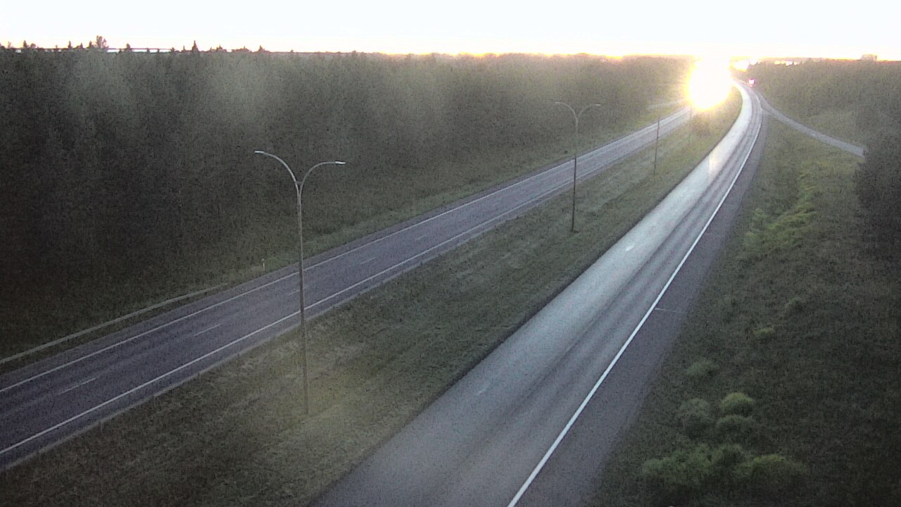 Weather Camera Image Väg 4 Uleåborg, Ouluntulli, Oulu, Pohjois-Pohjanmaa