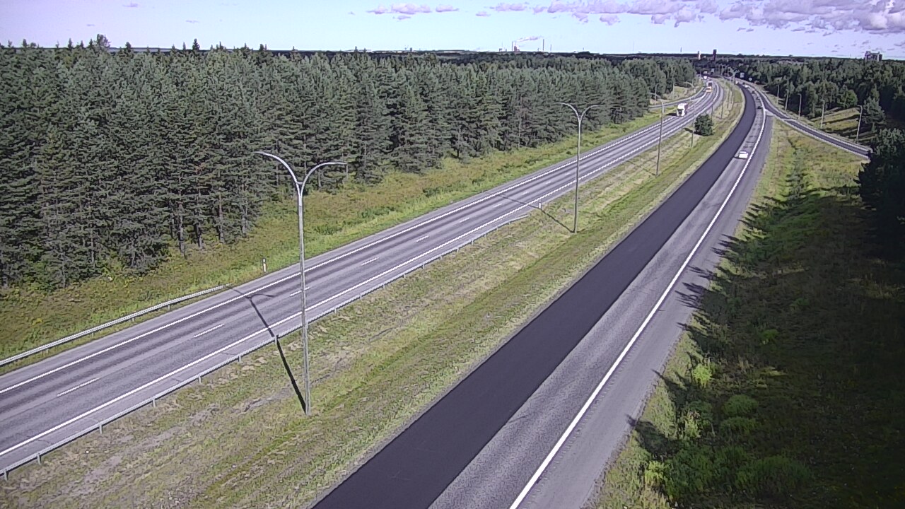 Weather Camera Image Väg 4 Uleåborg, Ouluntulli, Oulu, Pohjois-Pohjanmaa