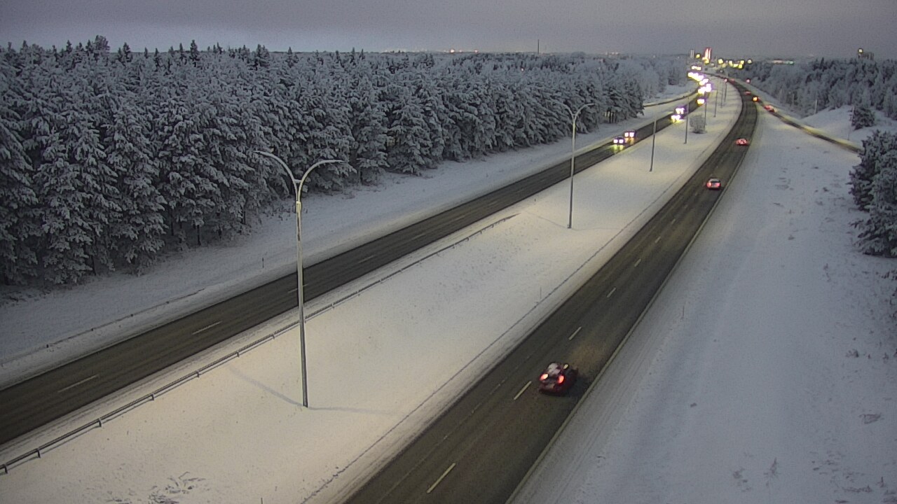 Weather Camera Image Road 4 Oulu, Ouluntulli, Oulu, Pohjois-Pohjanmaa