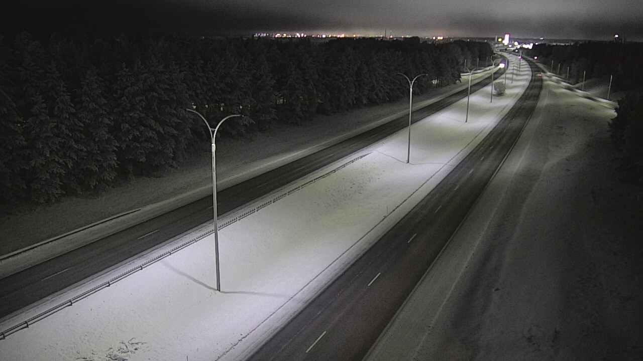 Weather Camera Image Road 4 Oulu, Ouluntulli, Oulu, Pohjois-Pohjanmaa