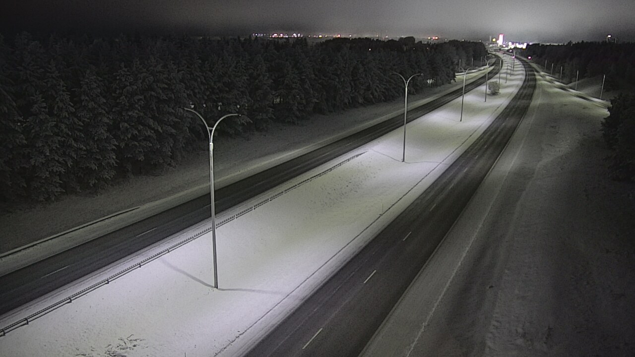 Weather Camera Image Road 4 Oulu, Ouluntulli, Oulu, Pohjois-Pohjanmaa