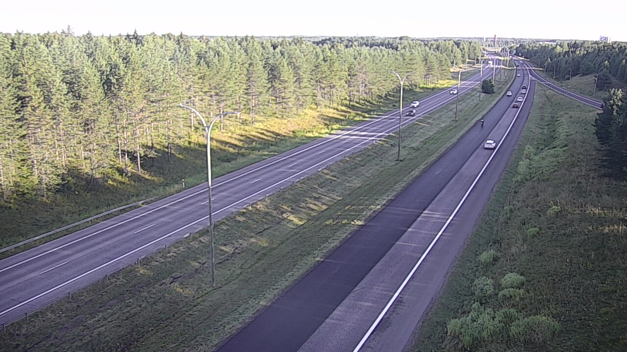 Weather Camera Image Väg 4 Uleåborg, Ouluntulli, Oulu, Pohjois-Pohjanmaa