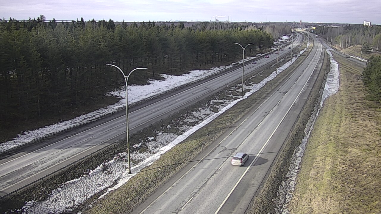 Weather Camera Image Road 4 Oulu, Ouluntulli, Oulu, Pohjois-Pohjanmaa