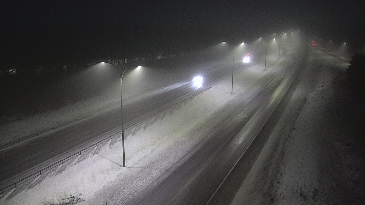 Weather Camera Image Väg 4 Uleåborg, Ouluntulli, Oulu, Pohjois-Pohjanmaa