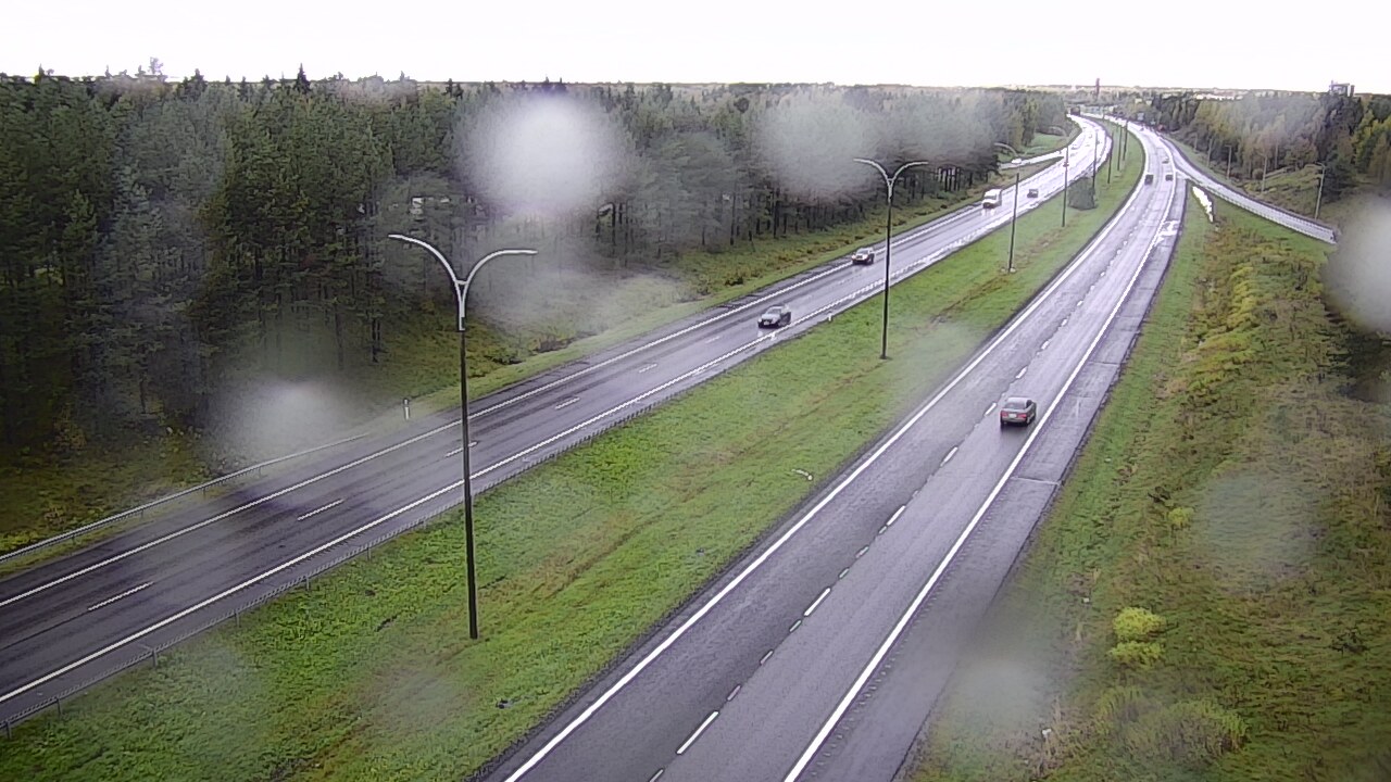 Weather Camera Image Väg 4 Uleåborg, Ouluntulli, Oulu, Pohjois-Pohjanmaa