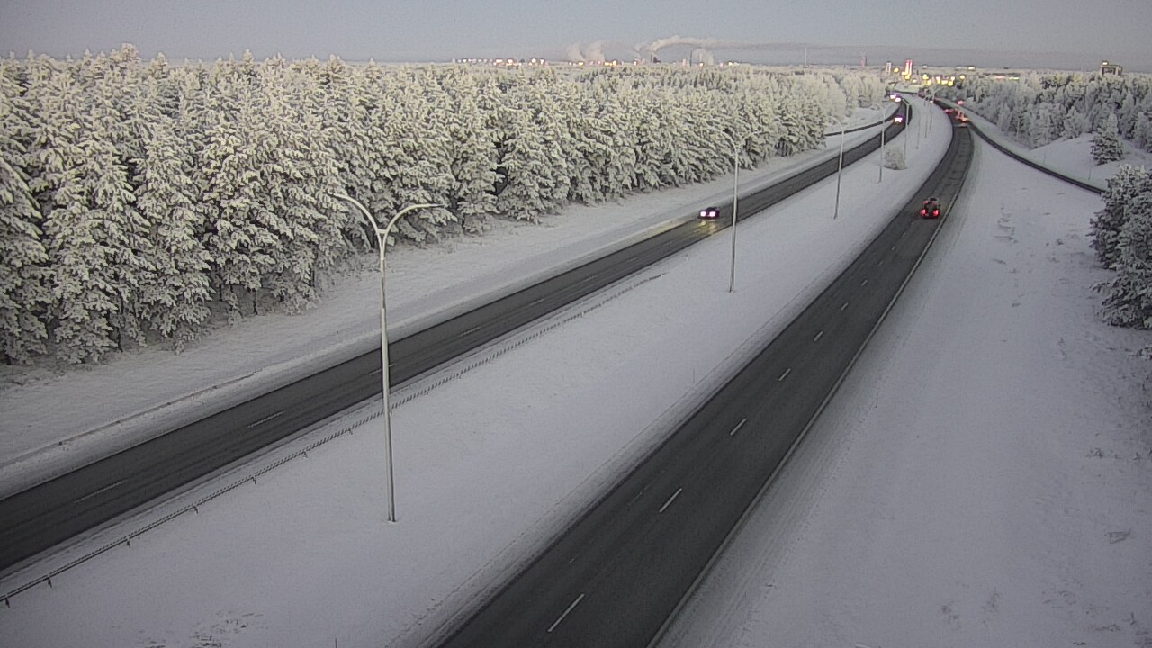 Weather Camera Image Road 4 Oulu, Ouluntulli, Oulu, Pohjois-Pohjanmaa