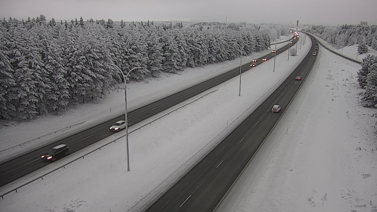 Weather Camera Image Road 4 Oulu, Ouluntulli, Oulu, Pohjois-Pohjanmaa