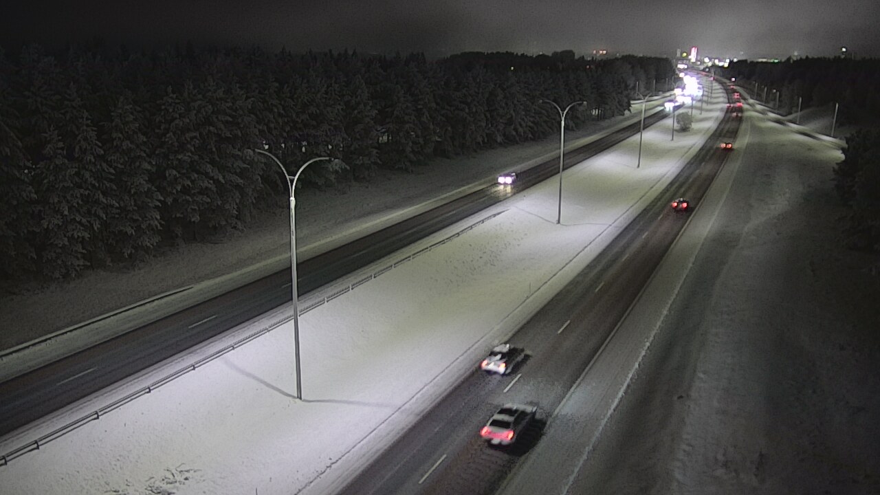 Weather Camera Image Road 4 Oulu, Ouluntulli, Oulu, Pohjois-Pohjanmaa