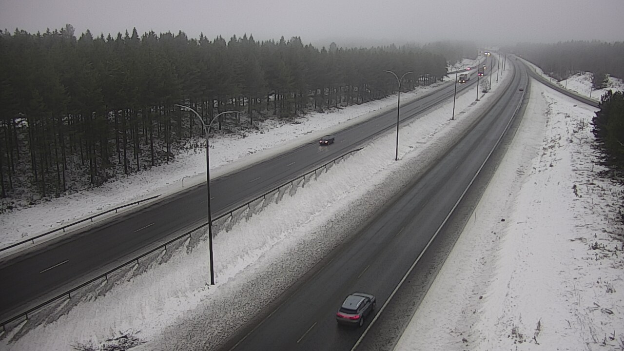 Weather Camera Image Väg 4 Uleåborg, Ouluntulli, Oulu, Pohjois-Pohjanmaa