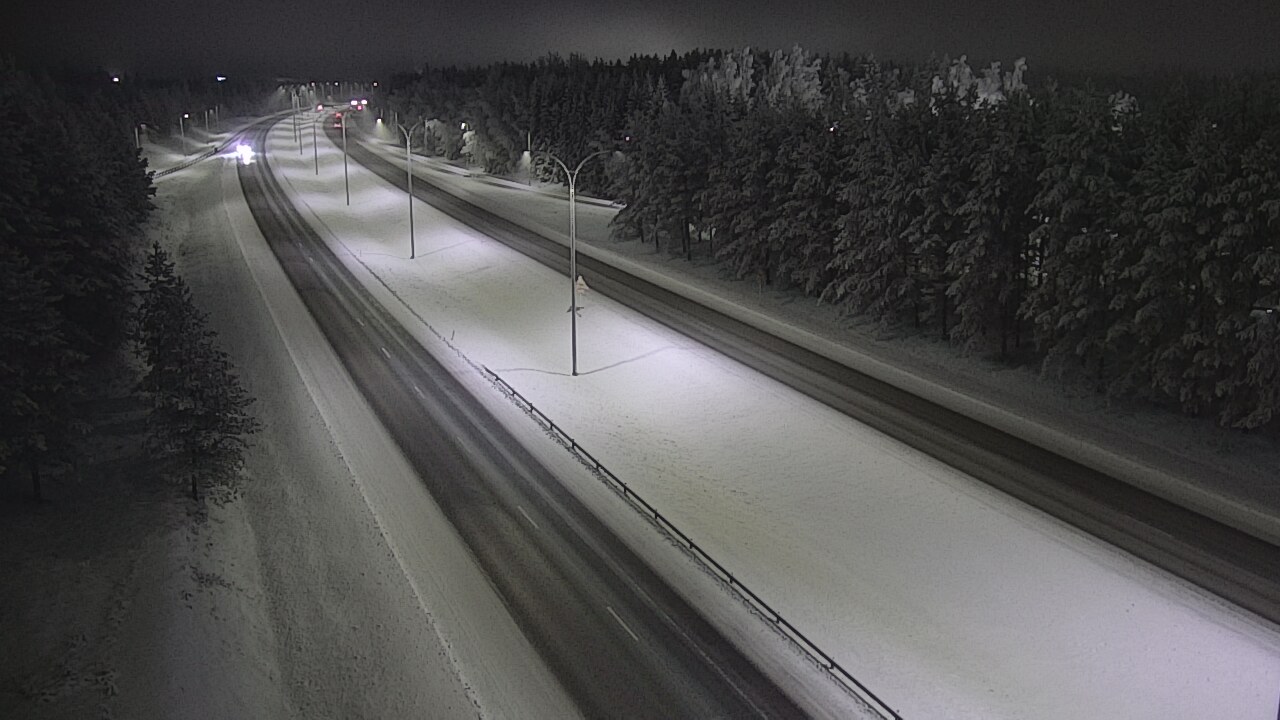 Weather Camera Image Road 4 Oulu, Ouluntulli, Oulu, Pohjois-Pohjanmaa