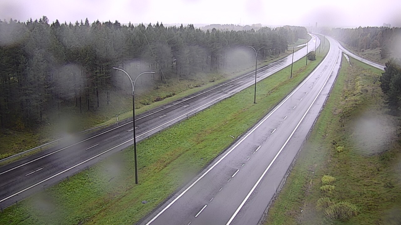 Weather Camera Image Väg 4 Uleåborg, Ouluntulli, Oulu, Pohjois-Pohjanmaa