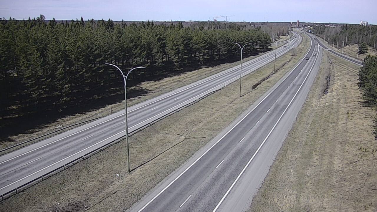 Weather Camera Image Väg 4 Uleåborg, Ouluntulli, Oulu, Pohjois-Pohjanmaa