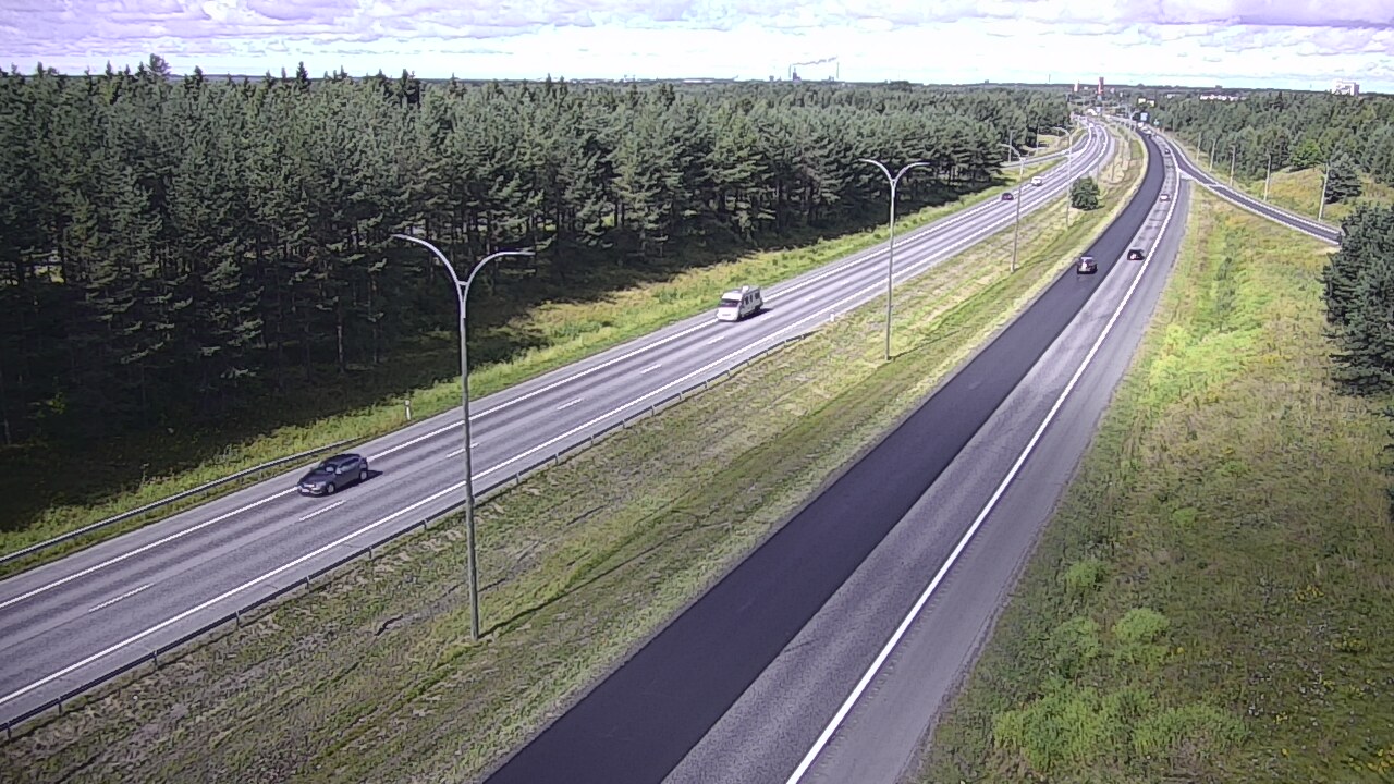 Weather Camera Image Väg 4 Uleåborg, Ouluntulli, Oulu, Pohjois-Pohjanmaa