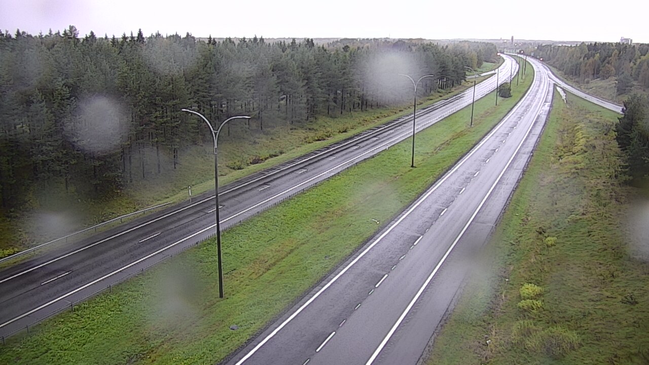 Weather Camera Image Väg 4 Uleåborg, Ouluntulli, Oulu, Pohjois-Pohjanmaa