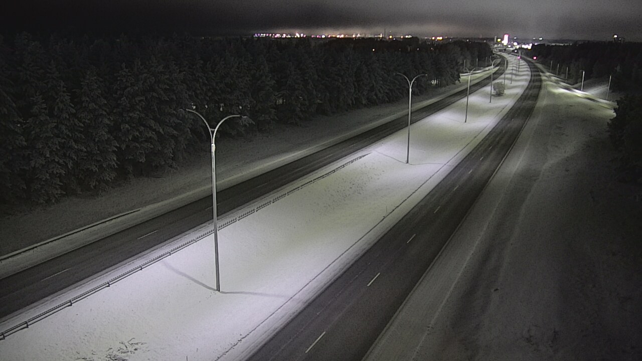 Weather Camera Image Road 4 Oulu, Ouluntulli, Oulu, Pohjois-Pohjanmaa