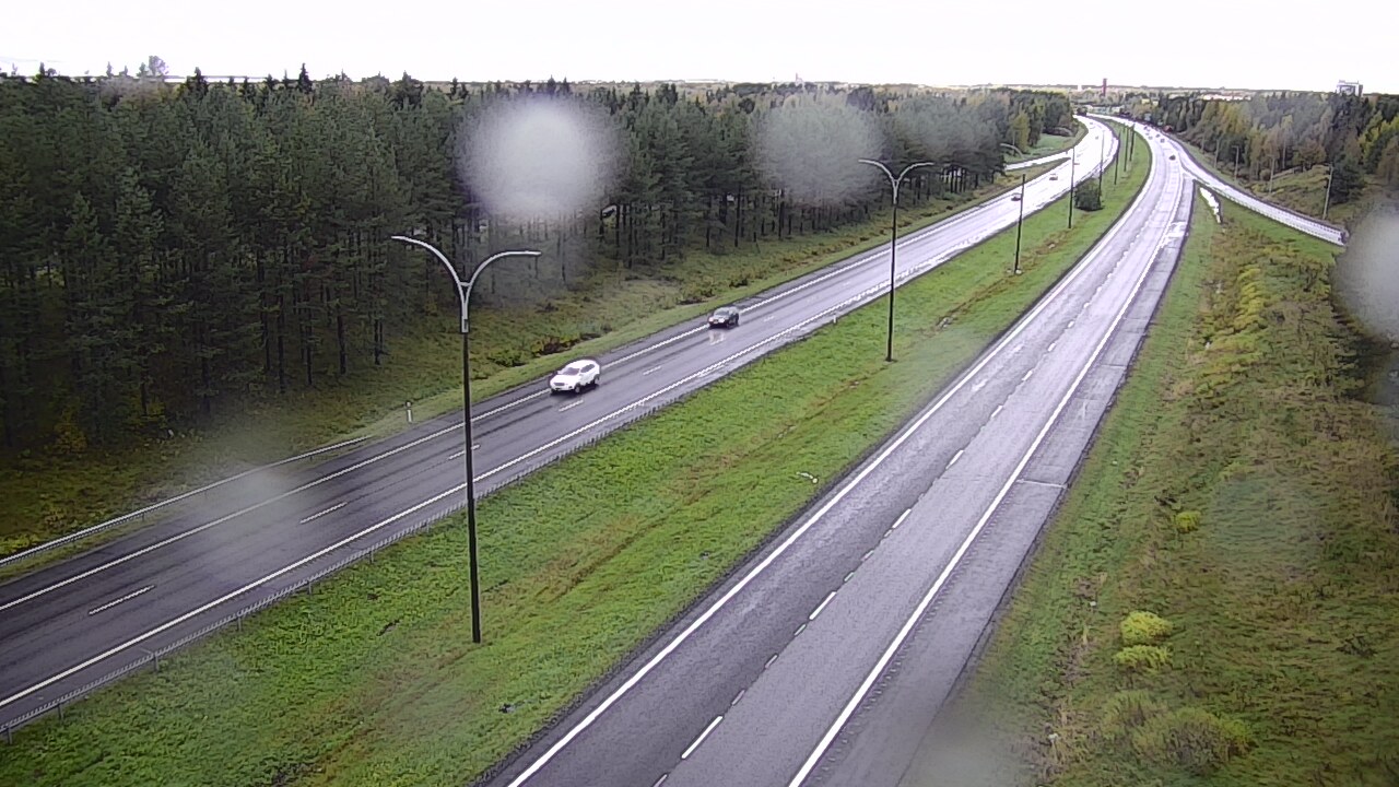 Weather Camera Image Väg 4 Uleåborg, Ouluntulli, Oulu, Pohjois-Pohjanmaa
