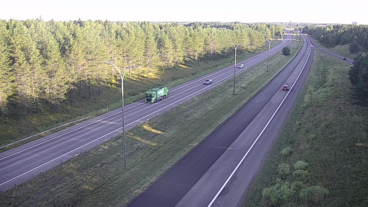 Weather Camera Image Väg 4 Uleåborg, Ouluntulli, Oulu, Pohjois-Pohjanmaa