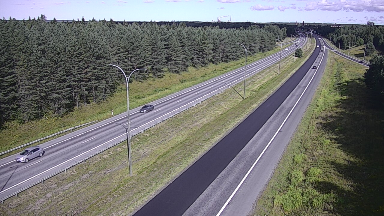 Weather Camera Image Väg 4 Uleåborg, Ouluntulli, Oulu, Pohjois-Pohjanmaa