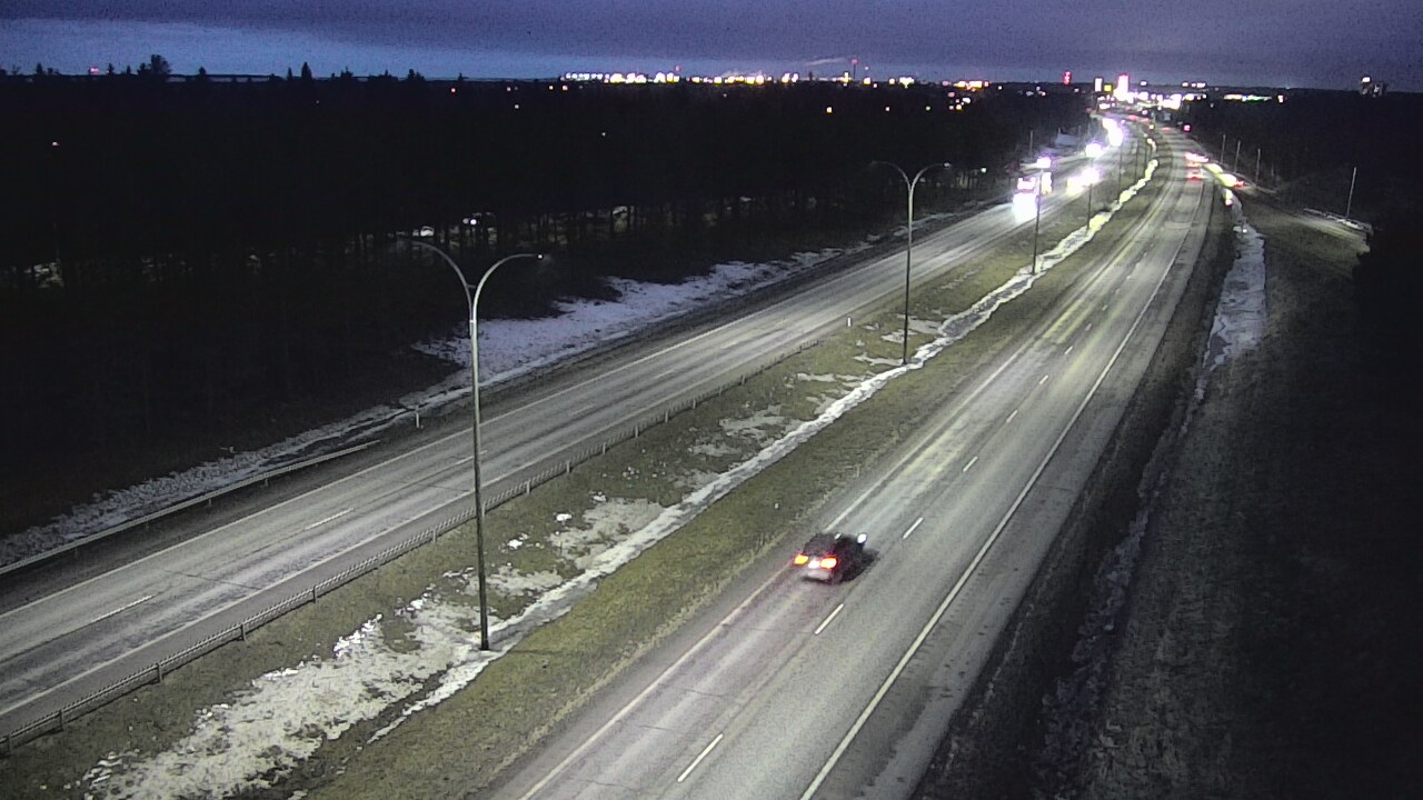 Weather Camera Image Väg 4 Uleåborg, Ouluntulli, Oulu, Pohjois-Pohjanmaa