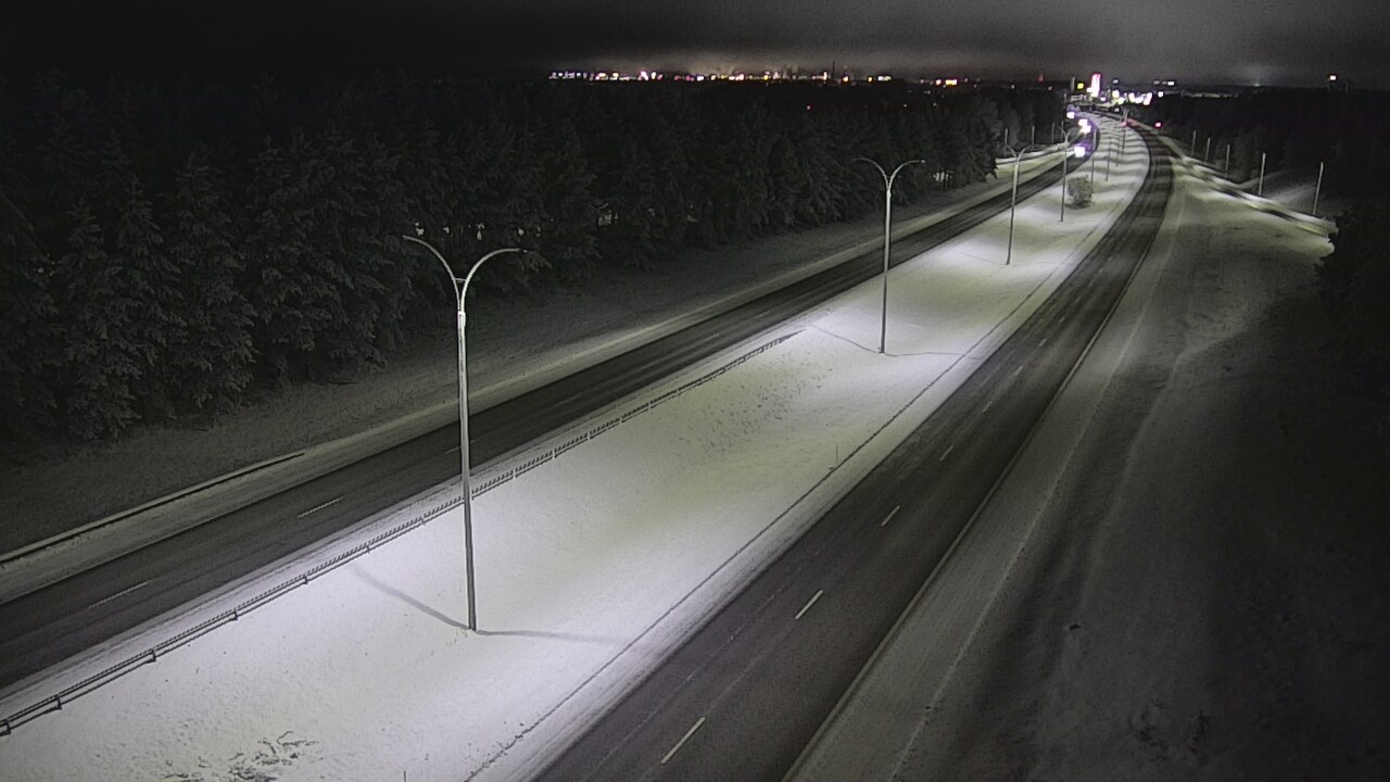 Weather Camera Image Road 4 Oulu, Ouluntulli, Oulu, Pohjois-Pohjanmaa