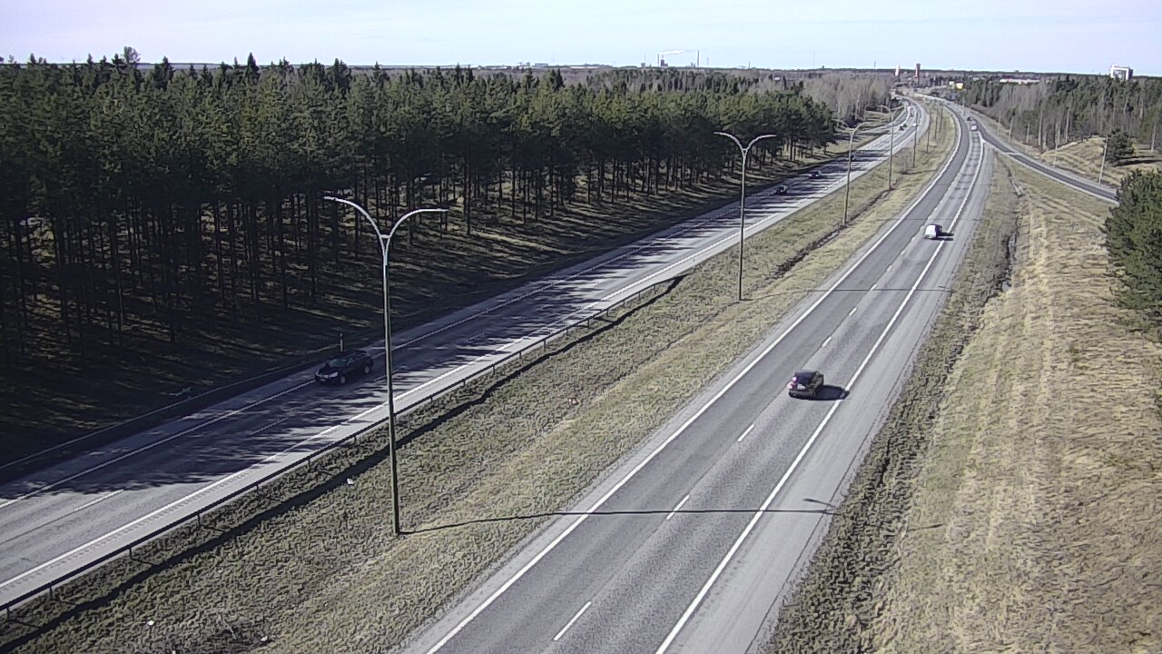 Weather Camera Image Väg 4 Uleåborg, Ouluntulli, Oulu, Pohjois-Pohjanmaa