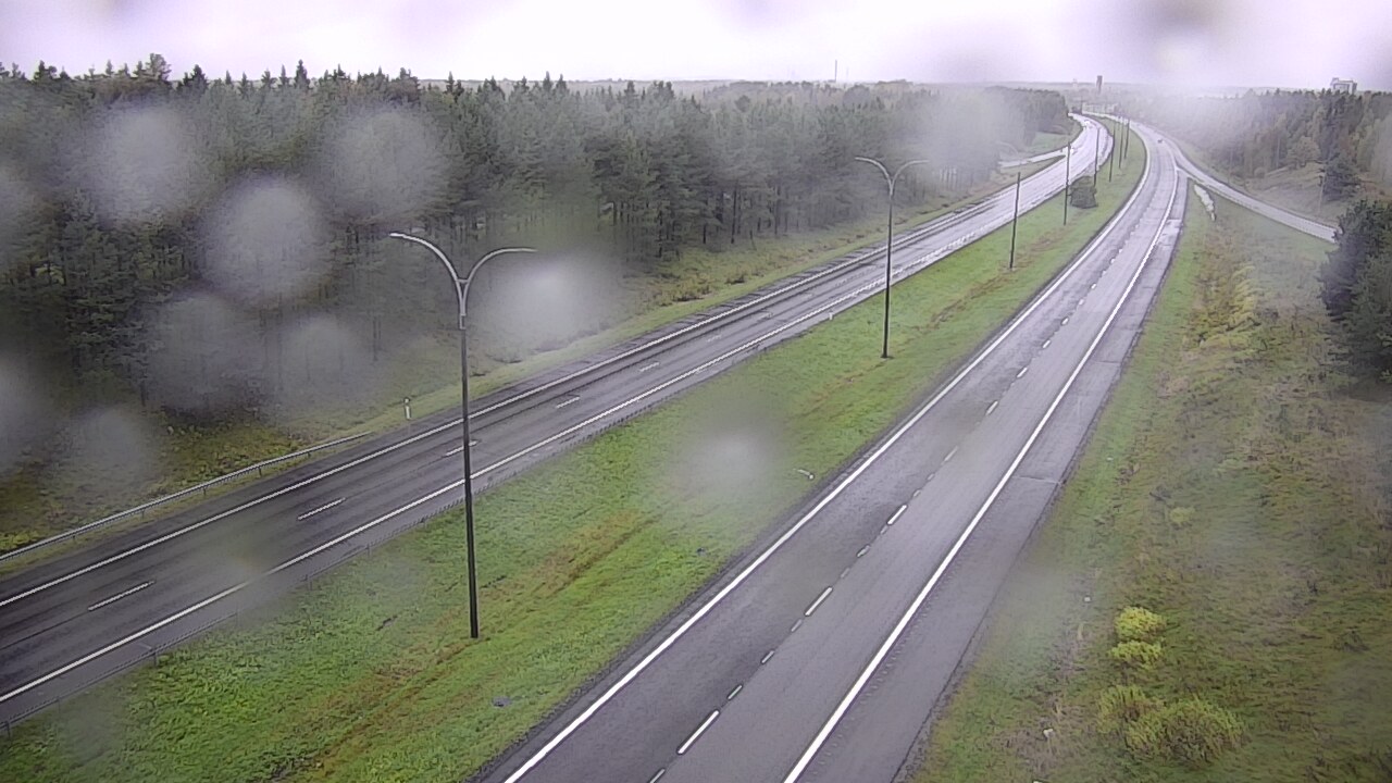 Weather Camera Image Väg 4 Uleåborg, Ouluntulli, Oulu, Pohjois-Pohjanmaa