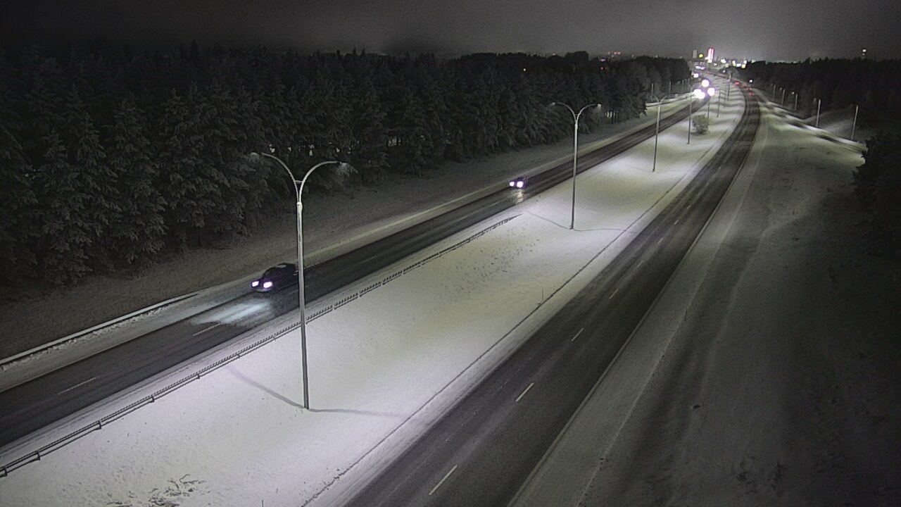 Weather Camera Image Road 4 Oulu, Ouluntulli, Oulu, Pohjois-Pohjanmaa