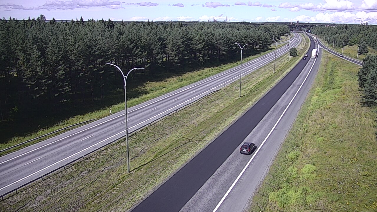 Weather Camera Image Road 4 Oulu, Ouluntulli, Oulu, Pohjois-Pohjanmaa