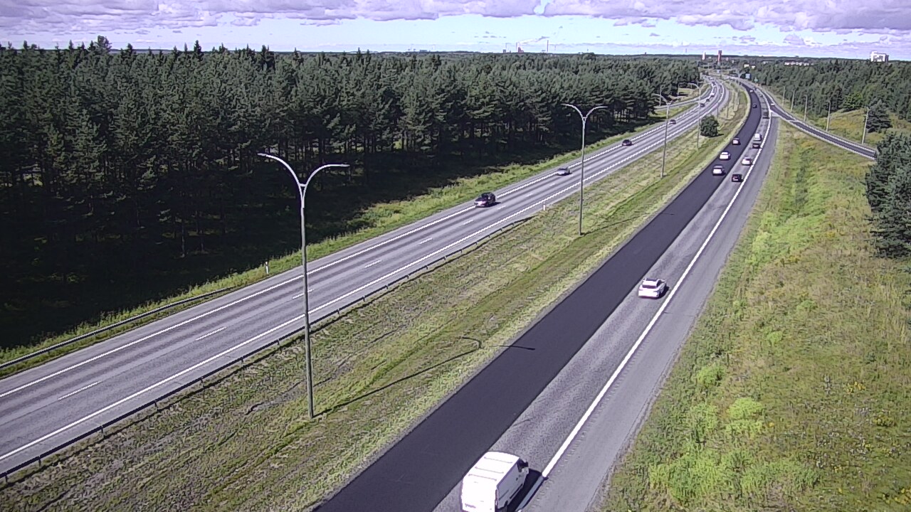 Weather Camera Image Väg 4 Uleåborg, Ouluntulli, Oulu, Pohjois-Pohjanmaa