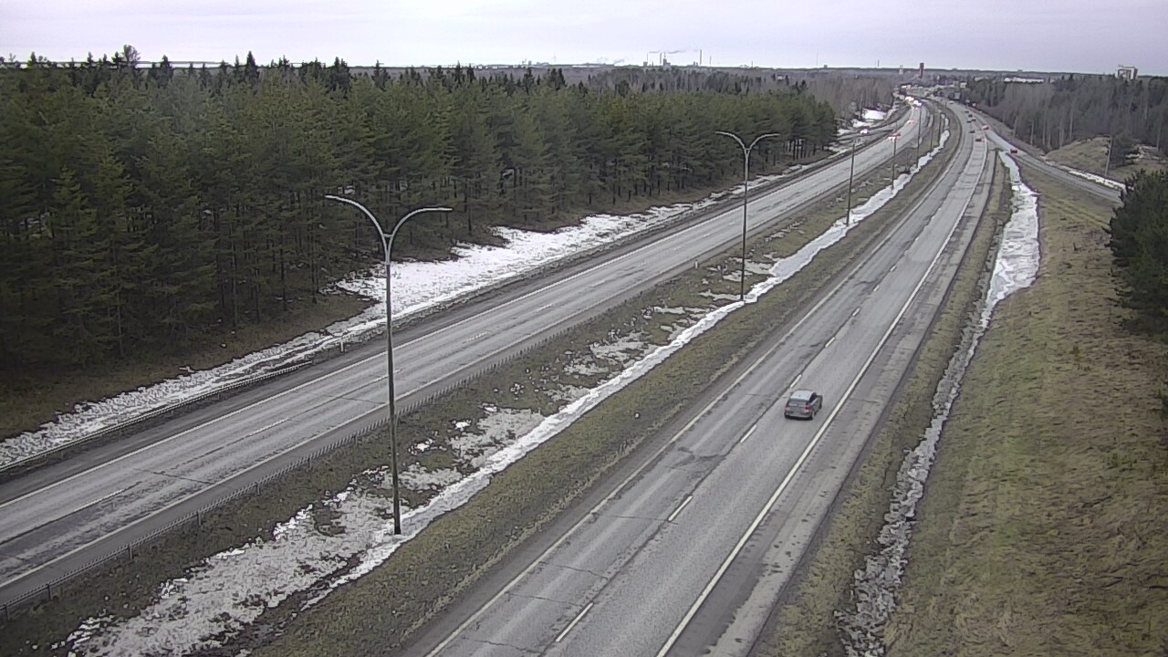 Weather Camera Image Väg 4 Uleåborg, Ouluntulli, Oulu, Pohjois-Pohjanmaa