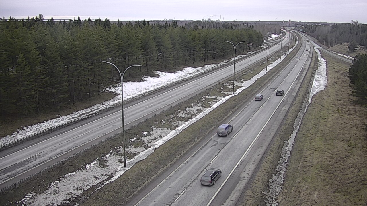 Weather Camera Image Väg 4 Uleåborg, Ouluntulli, Oulu, Pohjois-Pohjanmaa