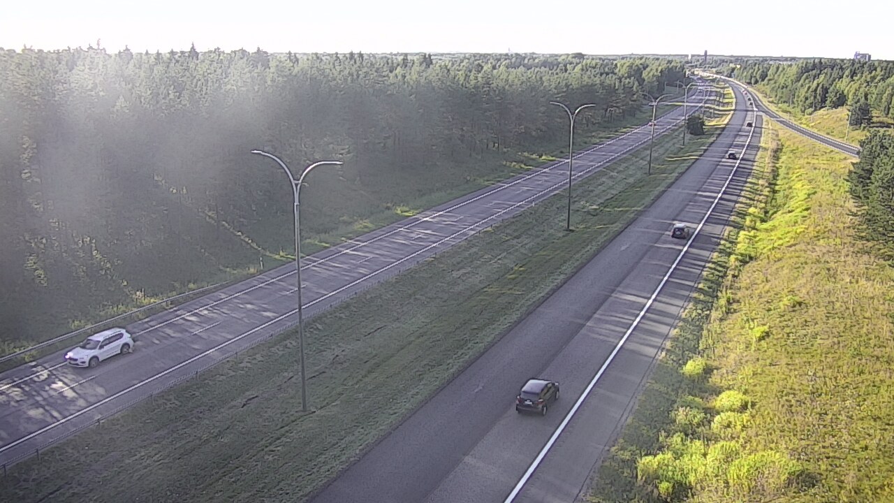 Weather Camera Image Väg 4 Uleåborg, Ouluntulli, Oulu, Pohjois-Pohjanmaa