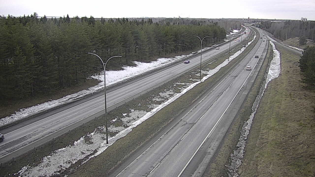 Weather Camera Image Väg 4 Uleåborg, Ouluntulli, Oulu, Pohjois-Pohjanmaa