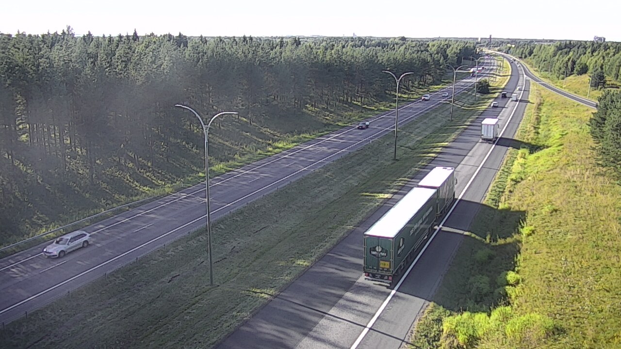 Weather Camera Image Väg 4 Uleåborg, Ouluntulli, Oulu, Pohjois-Pohjanmaa