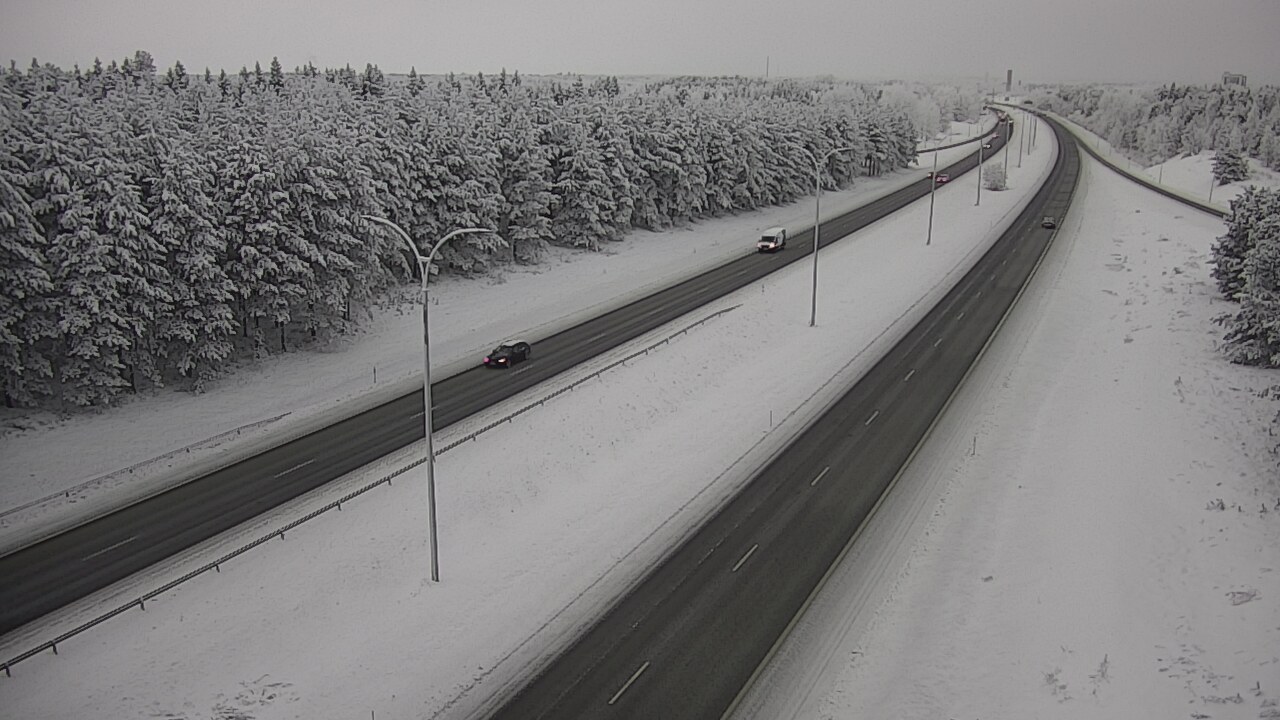 Weather Camera Image Road 4 Oulu, Ouluntulli, Oulu, Pohjois-Pohjanmaa