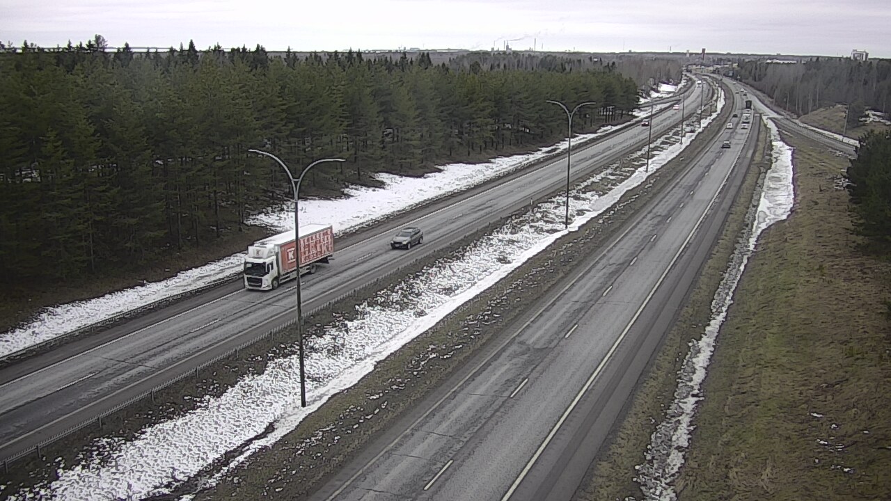 Weather Camera Image Road 4 Oulu, Ouluntulli, Oulu, Pohjois-Pohjanmaa