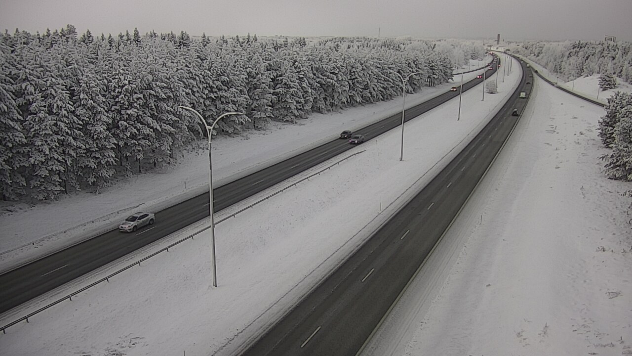 Weather Camera Image Road 4 Oulu, Ouluntulli, Oulu, Pohjois-Pohjanmaa