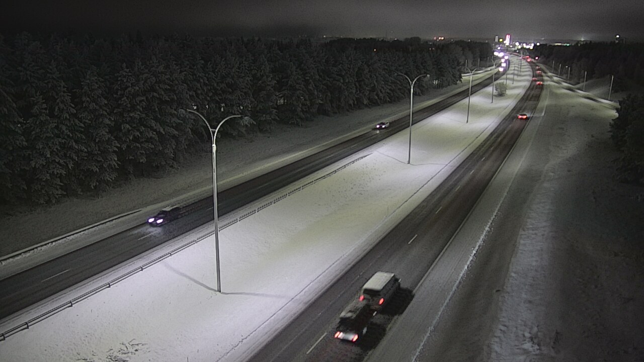 Weather Camera Image Road 4 Oulu, Ouluntulli, Oulu, Pohjois-Pohjanmaa