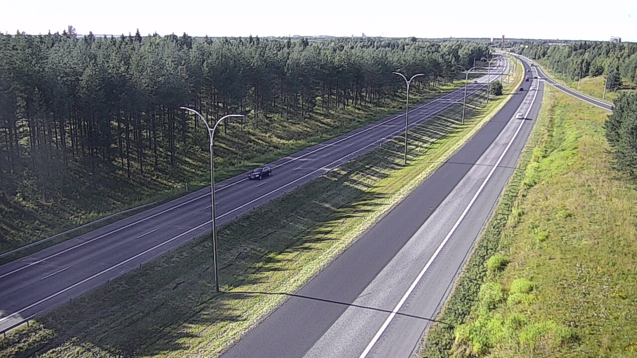 Weather Camera Image Väg 4 Uleåborg, Ouluntulli, Oulu, Pohjois-Pohjanmaa