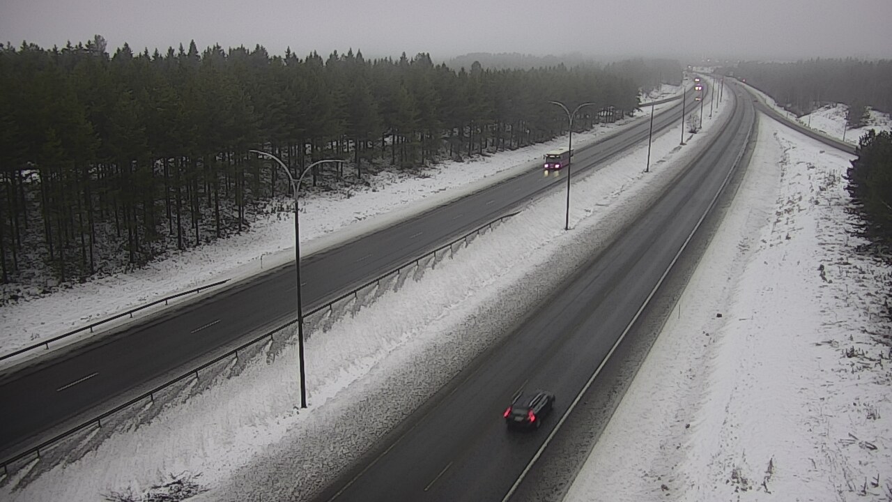 Weather Camera Image Väg 4 Uleåborg, Ouluntulli, Oulu, Pohjois-Pohjanmaa