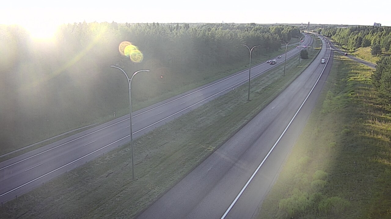 Weather Camera Image Väg 4 Uleåborg, Ouluntulli, Oulu, Pohjois-Pohjanmaa