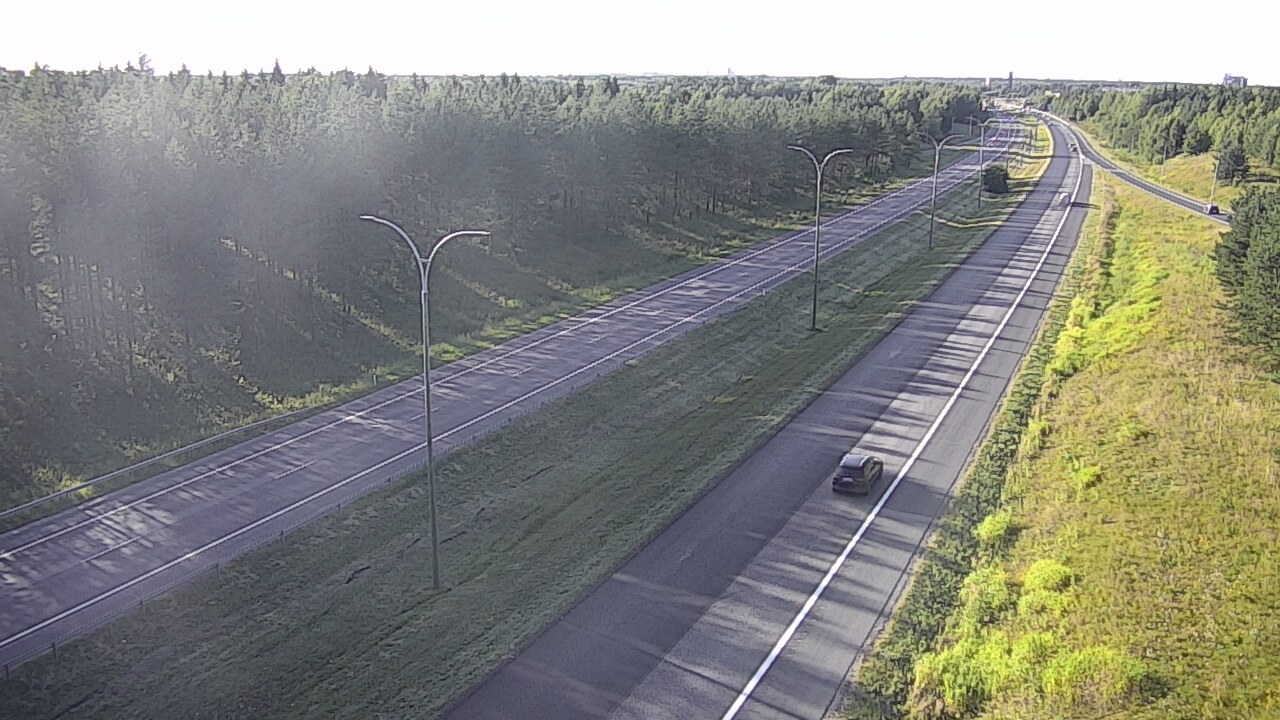 Weather Camera Image Väg 4 Uleåborg, Ouluntulli, Oulu, Pohjois-Pohjanmaa