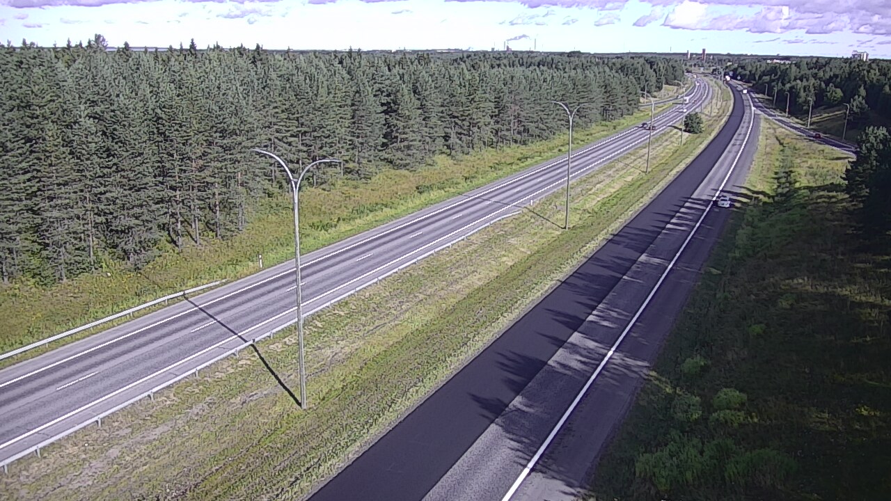 Weather Camera Image Väg 4 Uleåborg, Ouluntulli, Oulu, Pohjois-Pohjanmaa