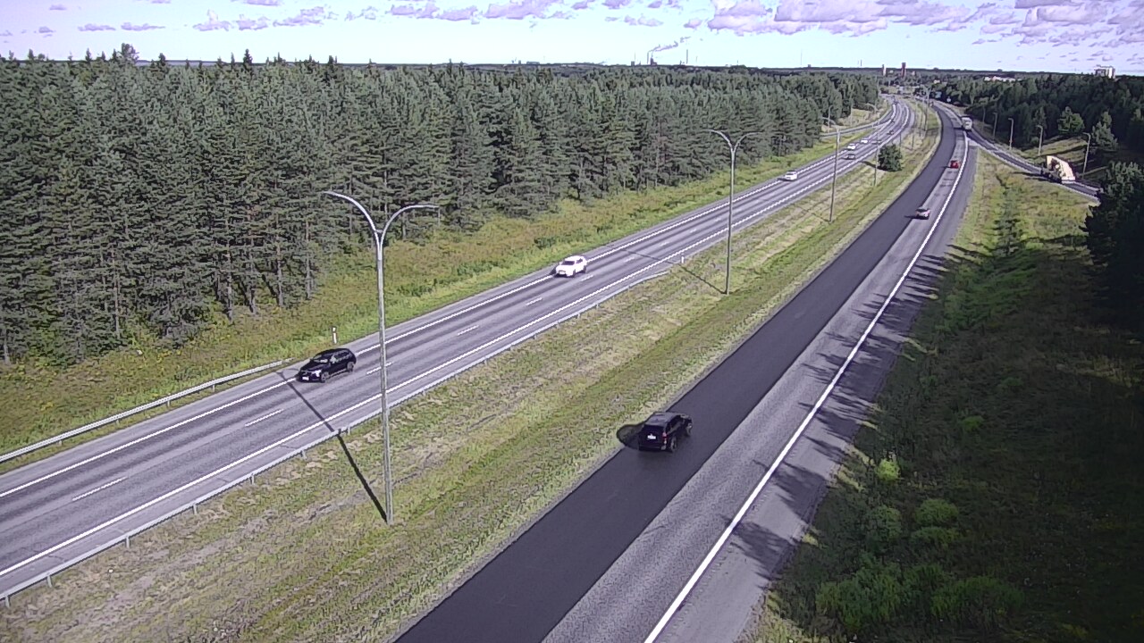 Weather Camera Image Väg 4 Uleåborg, Ouluntulli, Oulu, Pohjois-Pohjanmaa