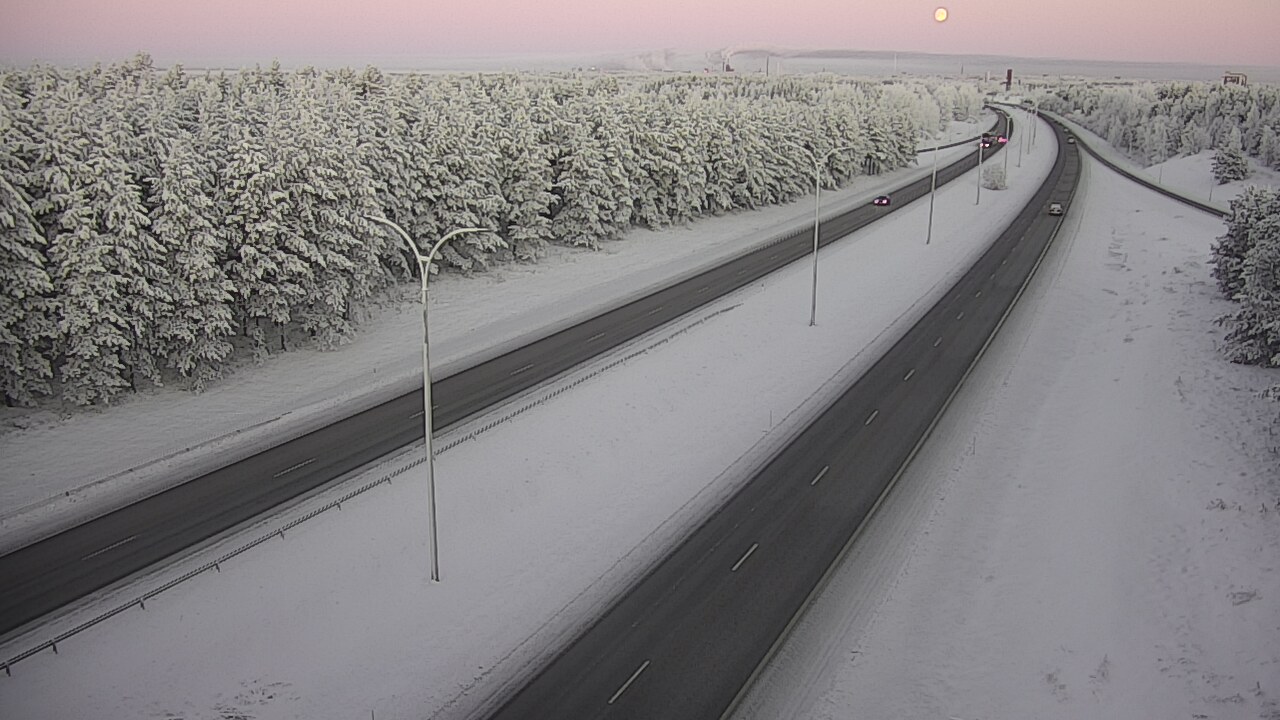 Weather Camera Image Road 4 Oulu, Ouluntulli, Oulu, Pohjois-Pohjanmaa