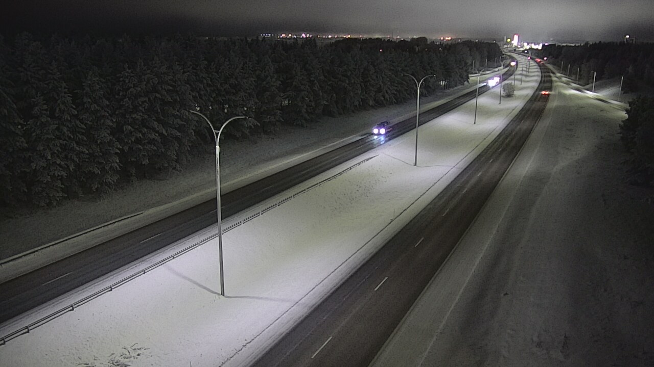 Weather Camera Image Road 4 Oulu, Ouluntulli, Oulu, Pohjois-Pohjanmaa