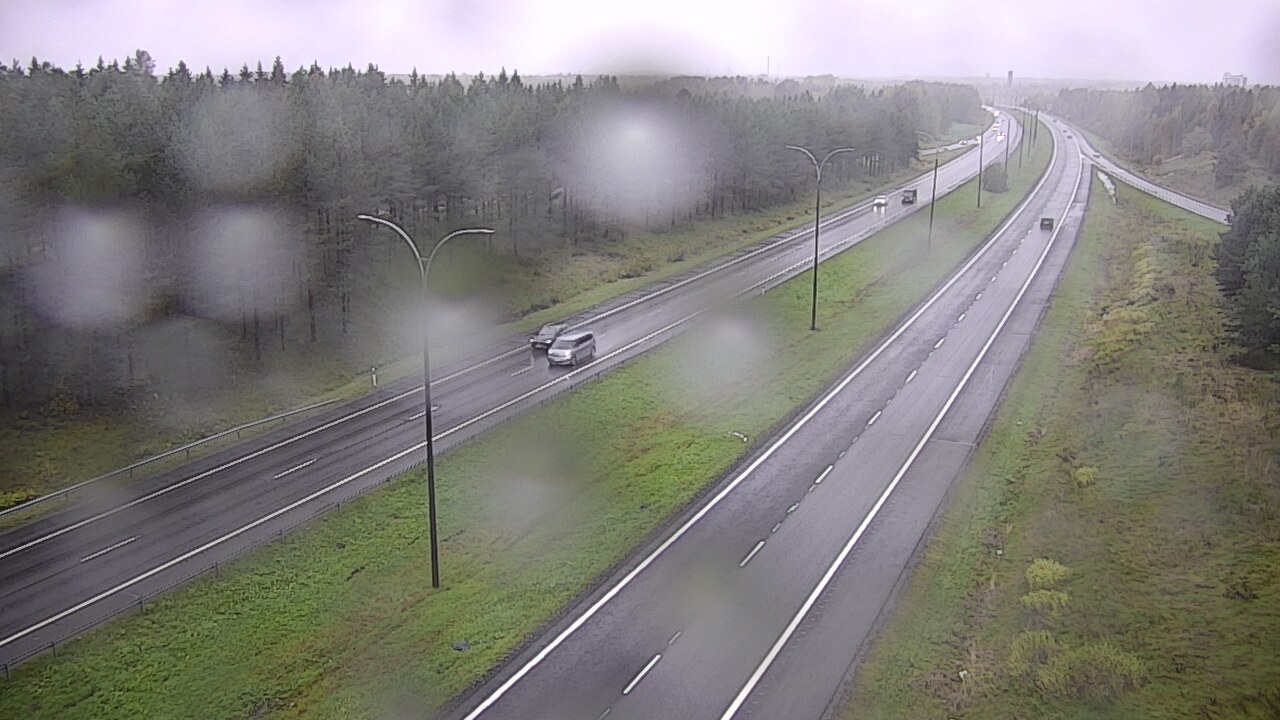 Weather Camera Image Väg 4 Uleåborg, Ouluntulli, Oulu, Pohjois-Pohjanmaa