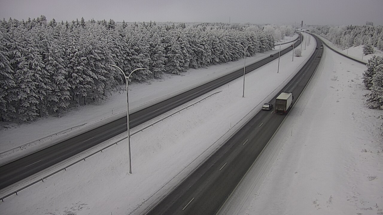 Weather Camera Image Road 4 Oulu, Ouluntulli, Oulu, Pohjois-Pohjanmaa